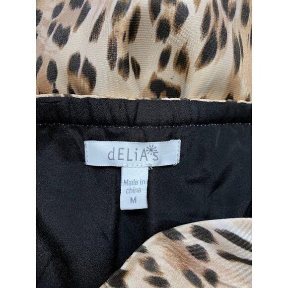 Strapless Animal Leopard Print Dress Sz Medium - Picture 7 of 8